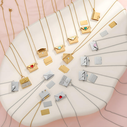 Alla hjärtans dag-present: Hjärtformat halsband