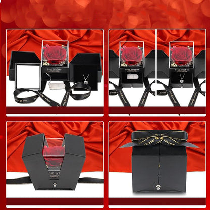 Evighetsblommor i Presentask