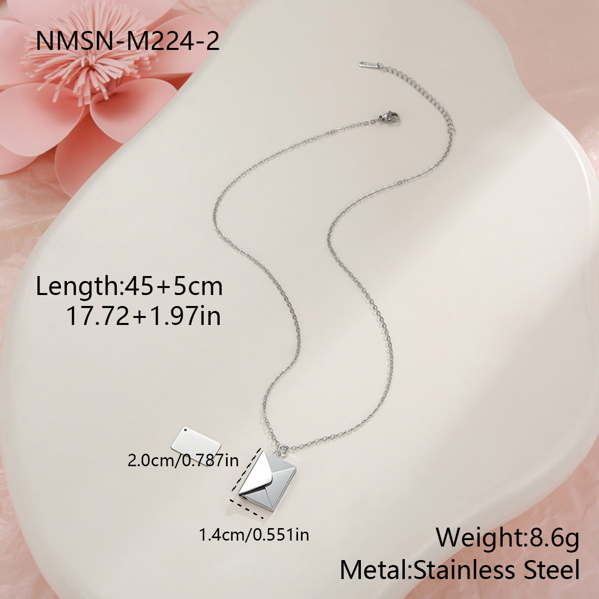 Alla hjärtans dag-present: Hjärtformat halsband